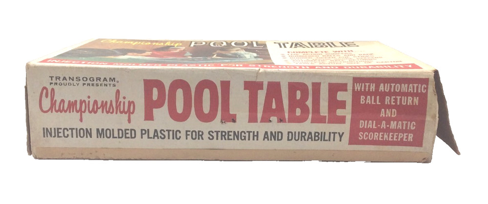 Transogram CHAMPIONSHIP POOL TABLE -AS-IS-