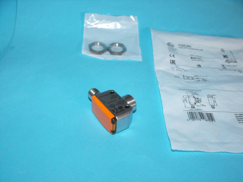 IFM Electronic OGE380.OGS-DPKG/US/V4A/CUBE.Through-beam Sensor Receiver.NEW