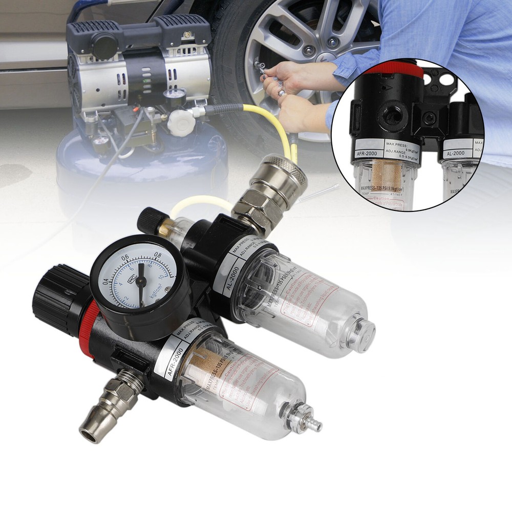 AFC2000 Air Compressor Filter Tool Reduce Valve Regulator Oil Water Separator B9