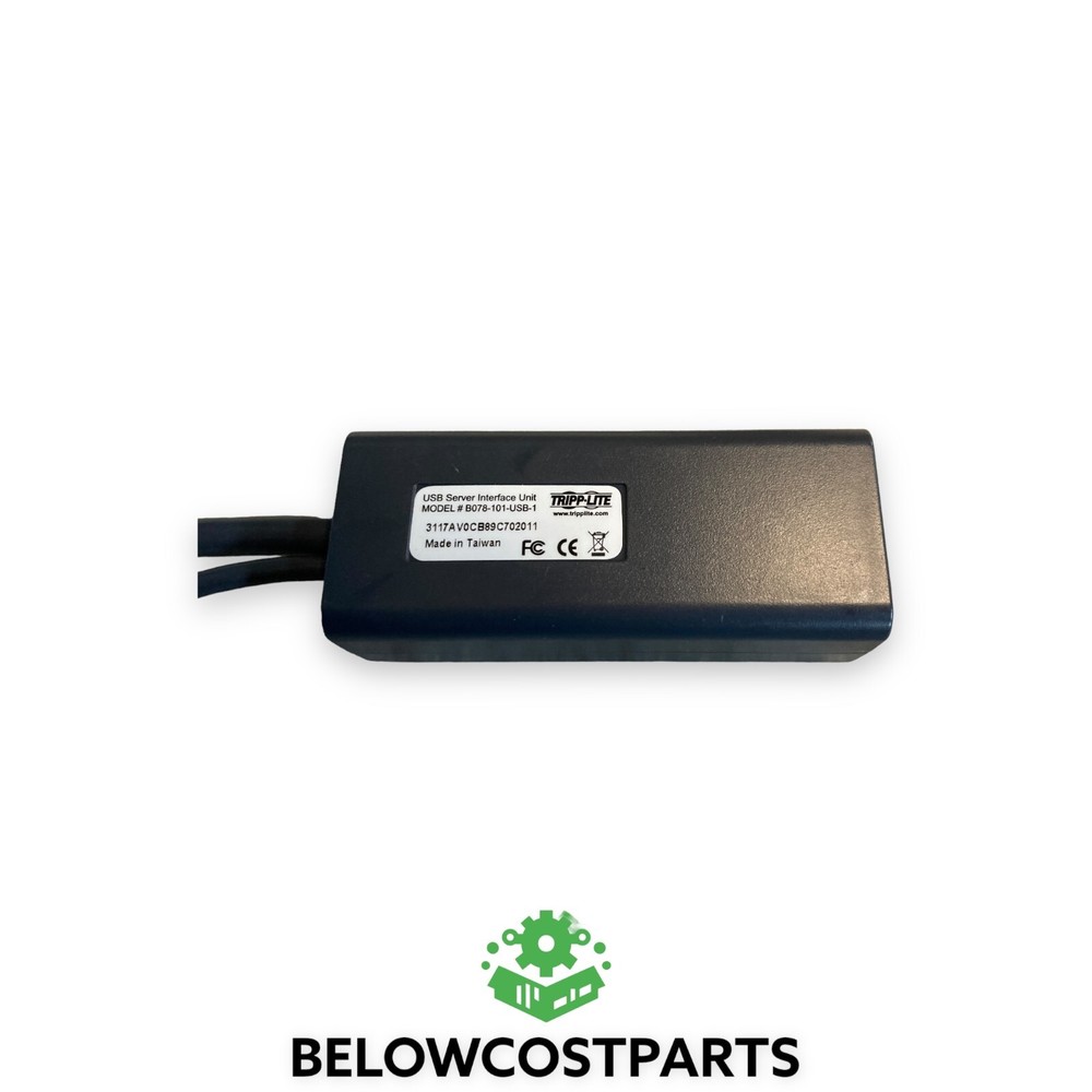 Tripp-Lite Black Blue B078-101-USB-1 USB Black Server Interface Unit