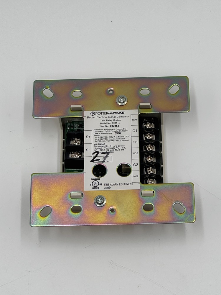 Potter TRM-4 Twin Relay Fire Alarm Module
