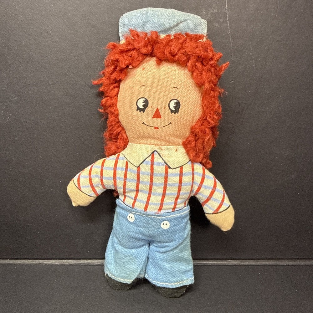 Antique Knickerbocker Raggedy Andy Doll With Removable Trousers