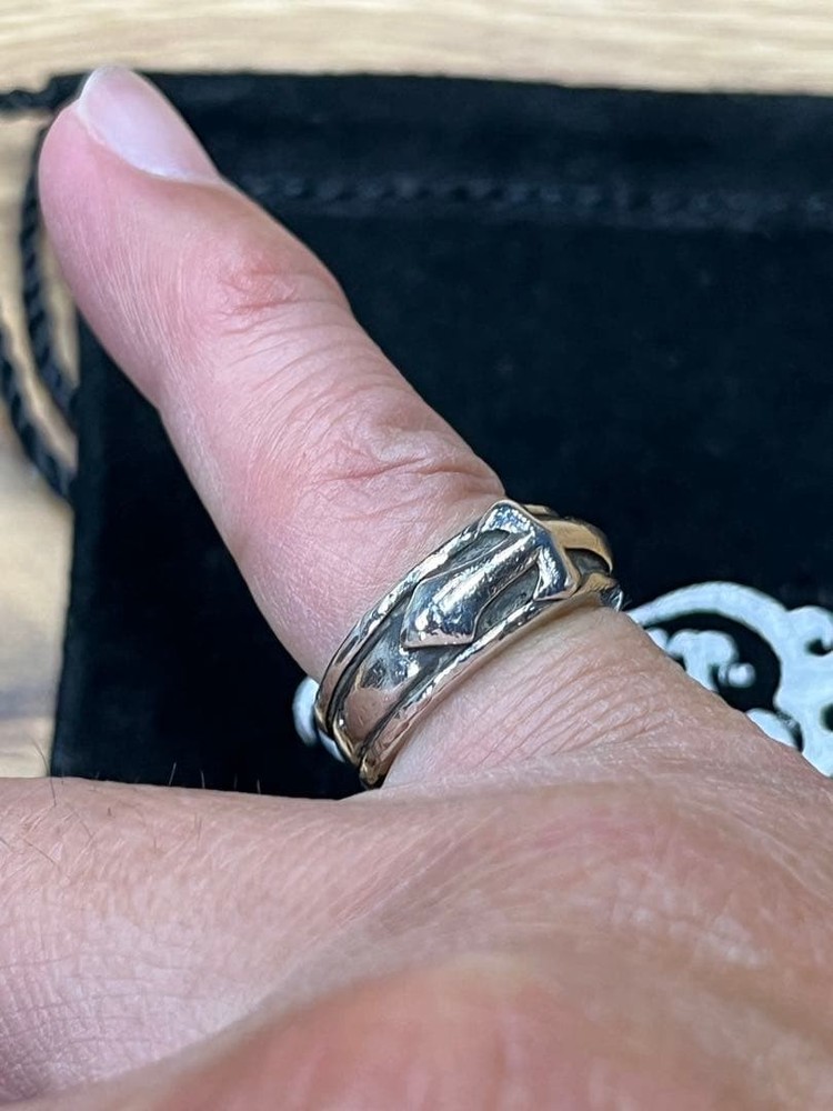 [SILVER 925] BWL Bill Wall Leather Single Cross Ring