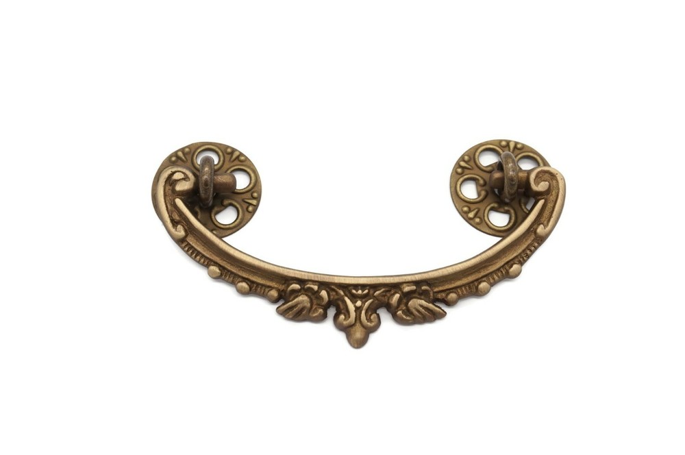 Antique Bail Pull Victorian Pull Furniture Drawer Pull Cabinet Drawer Pull Brass