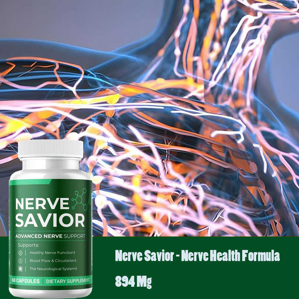 NERVE SAVIOR ADVANCED NERVE SUPPORT Supports: Healthy Nerve Functiont