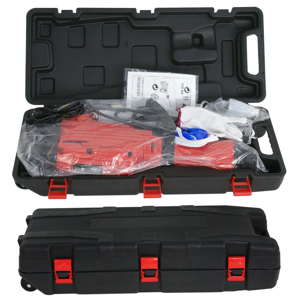 2200W Construction Demolition Jack Hammer Electric Concrete Breaker 2 Chisel Bit