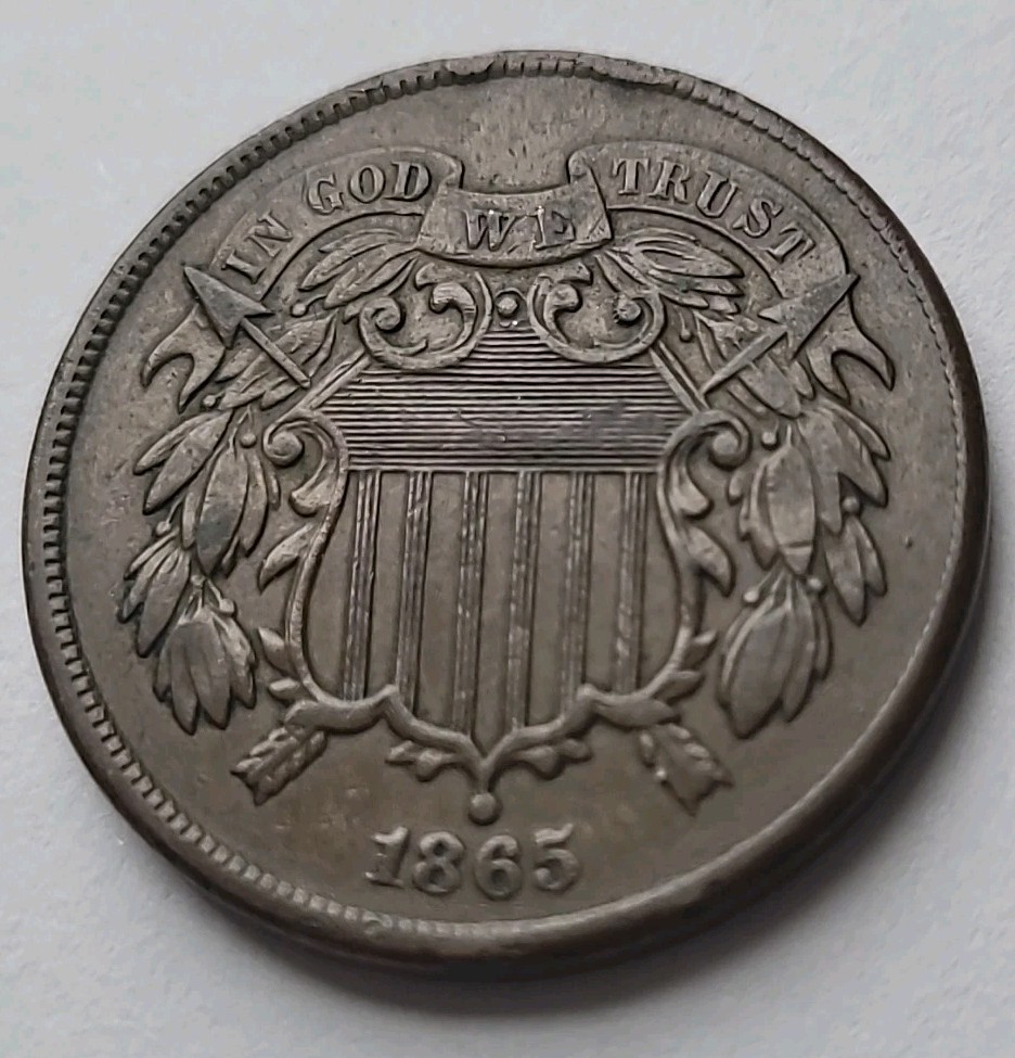 1865 2 CENT PIECE BEAUTIFUL COIN!!