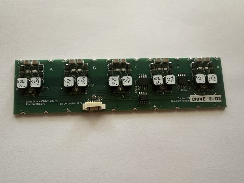 Miles Space CHIVE 2307A FireStar PCB Board Assembly Module