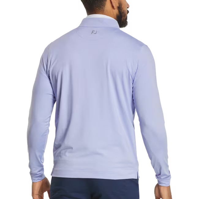 NEW MENS FOOTJOY GOLF 1/2 ZIP LIGHTWEIGHT MID LAYER PULLOVER, PERIWINKLE, LARGE