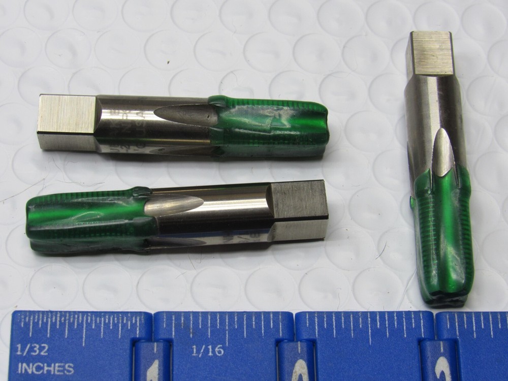 BRUBAKER 1/8"-27 NPSF PIPE TAPS (3 PCS) NEW