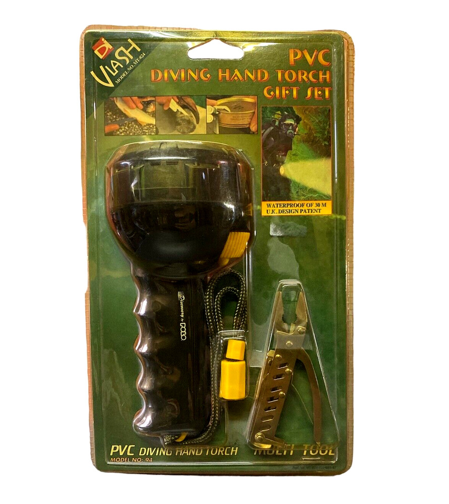 POLO Divlash PVC Diving Hand Torch Scuba/ Gift Set +Multi Tool Waterproof 30m