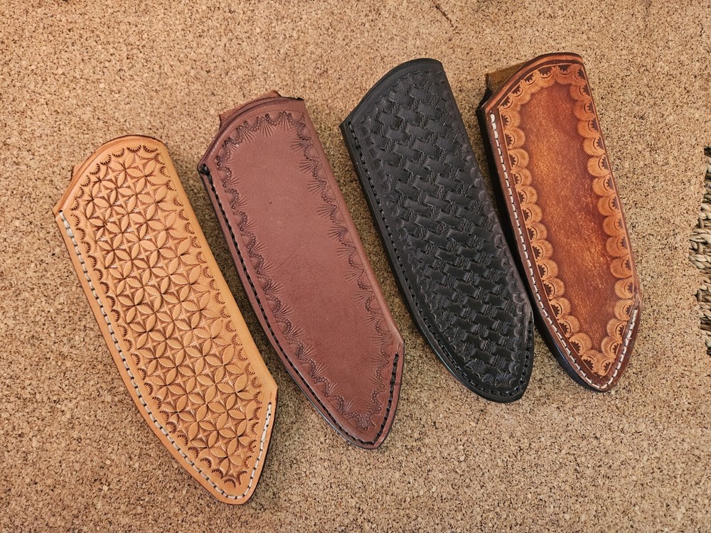 Spyderco Mule Team Knife Leather Sheath Custom Made Options
