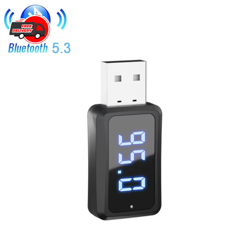 Bluetooth 5.4 Car Transmitter Receiver Handsfree Call USB Mini Wireless Audio