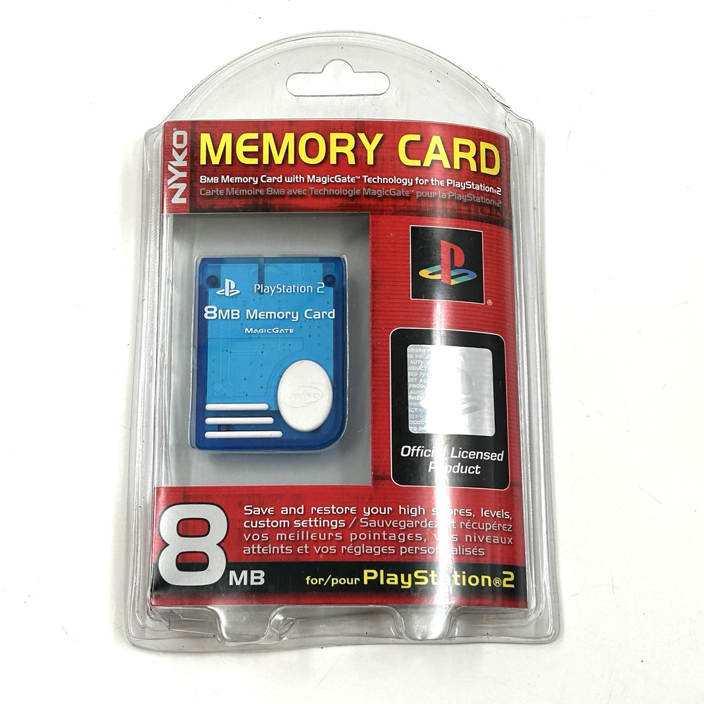 NEW PlayStation 2 PS2 8MB Magic Gate Memory Card NYKO
