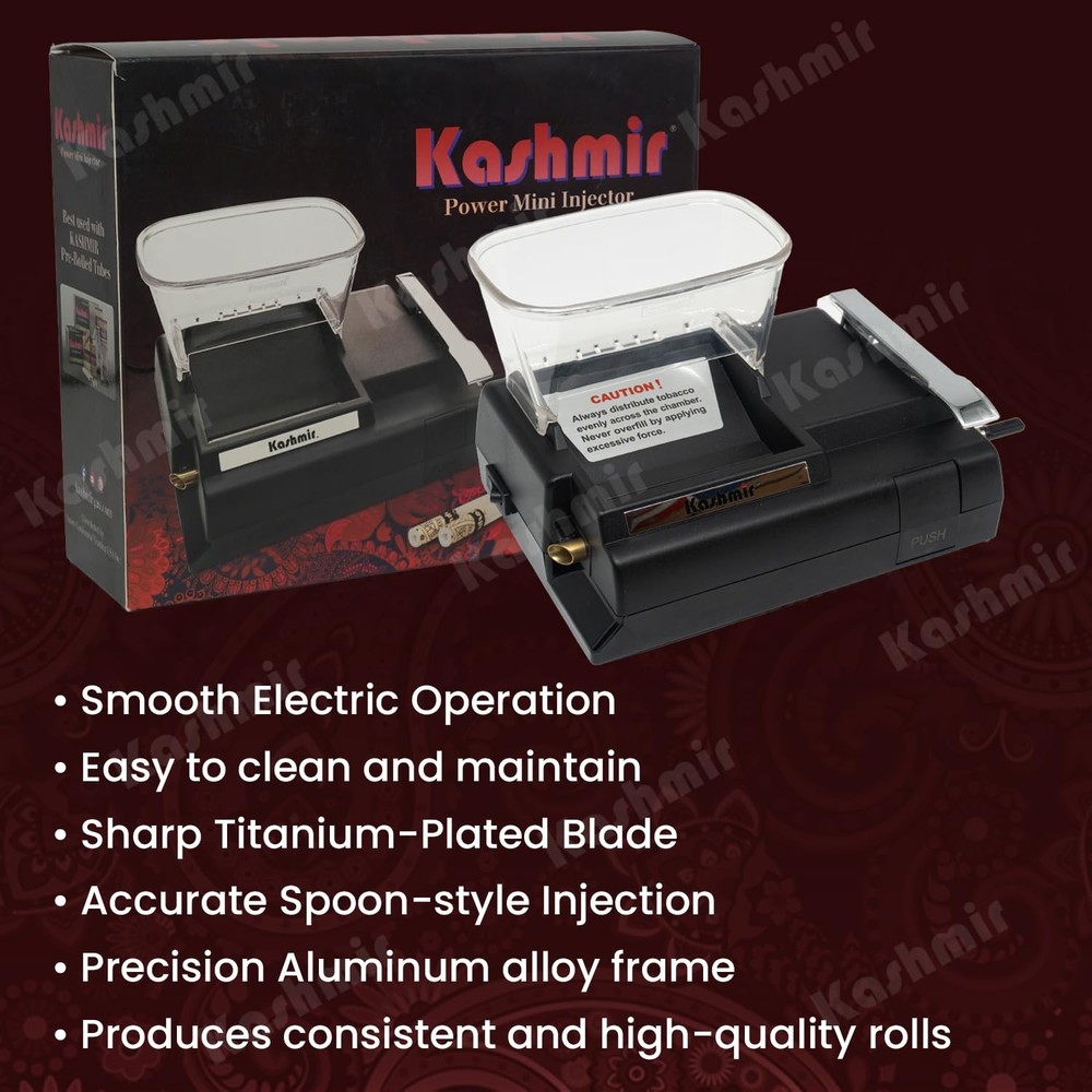Cigarette Injector Machine Electric – Compact & Portable Tobacco Roller for K...
