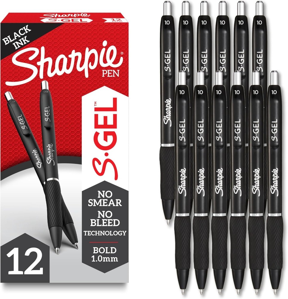 ie S-l, l Pens, Bold Point, Bla Ink, - Writing, Journaling,