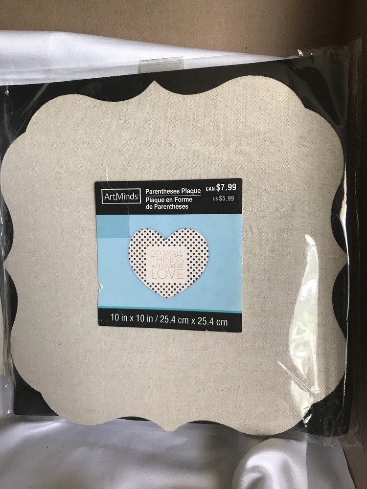 ArtMinds Banner Plaque Decorate Yourself- 2 Pcs