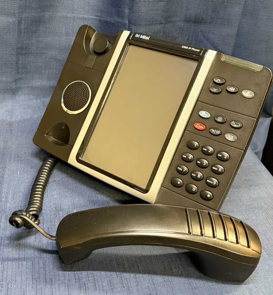 Mitel 5360 IP Phone 50005991 Color Touch Screen Display Stand Handset ~Quantity
