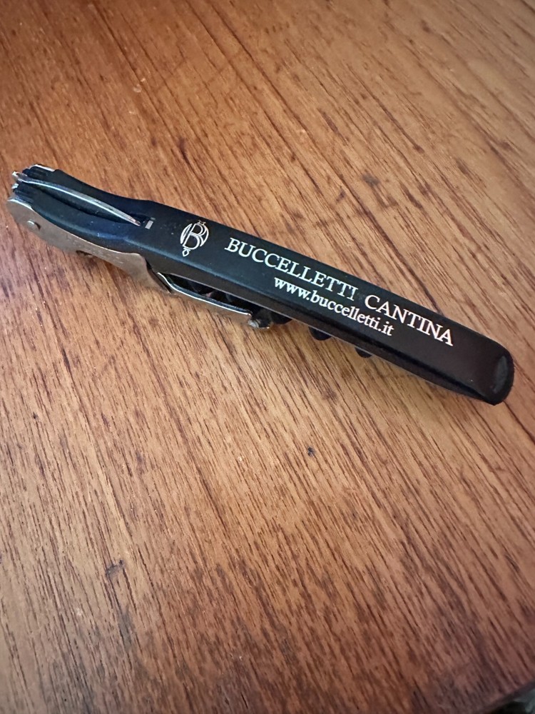 Murano BUCCELLETTI CANTINA Waiters Corkscrew Wine Key Opener