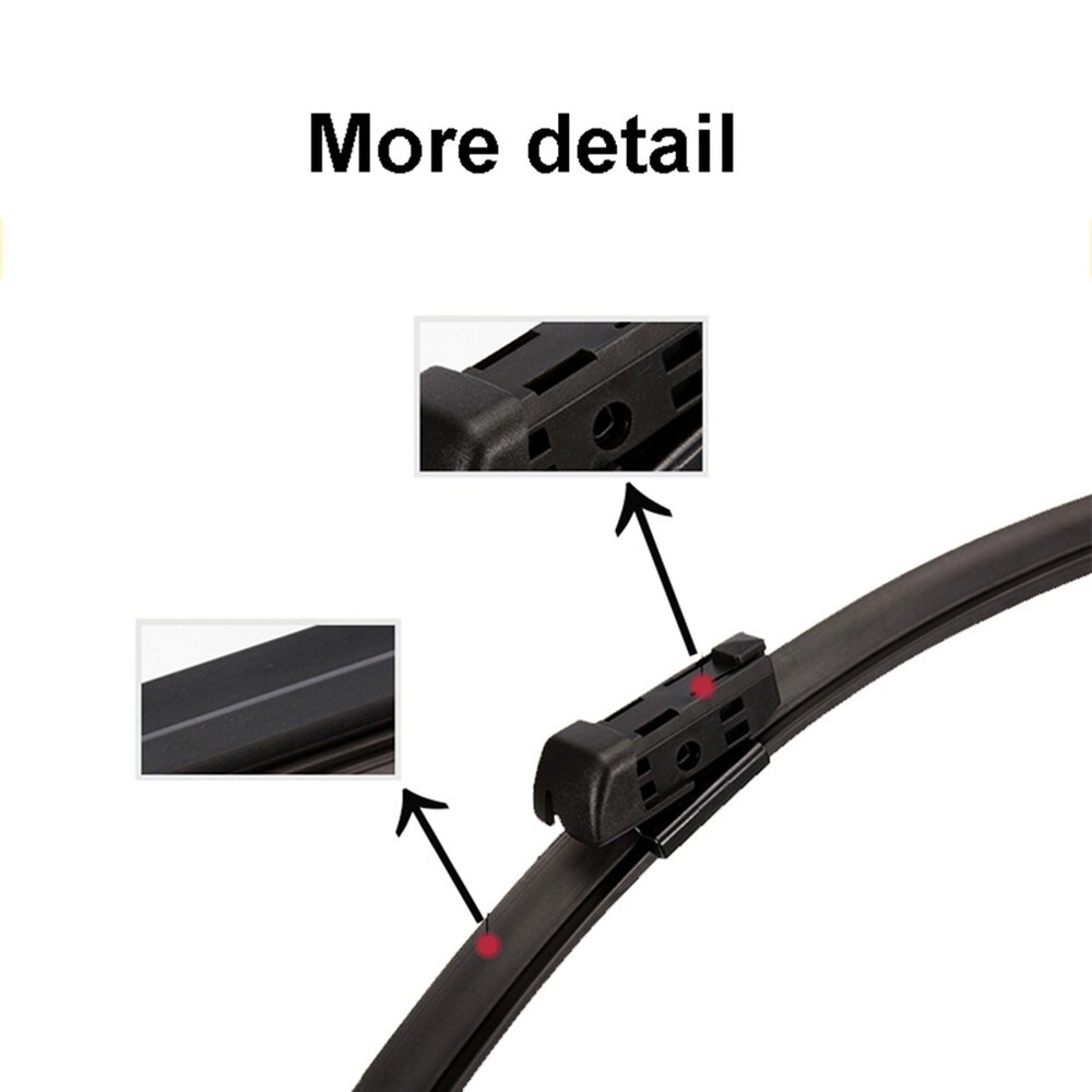 Pair Front Window Windshield Wiper Blades Set For VW tiguan II MK2 2018-2022