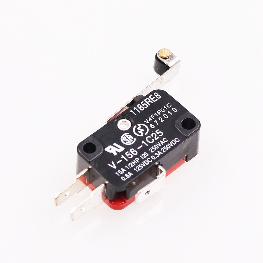 10pcs Micro Switch Spdt Hinge Roller Lever 15A V-156-1C25 Limit Switch #7H