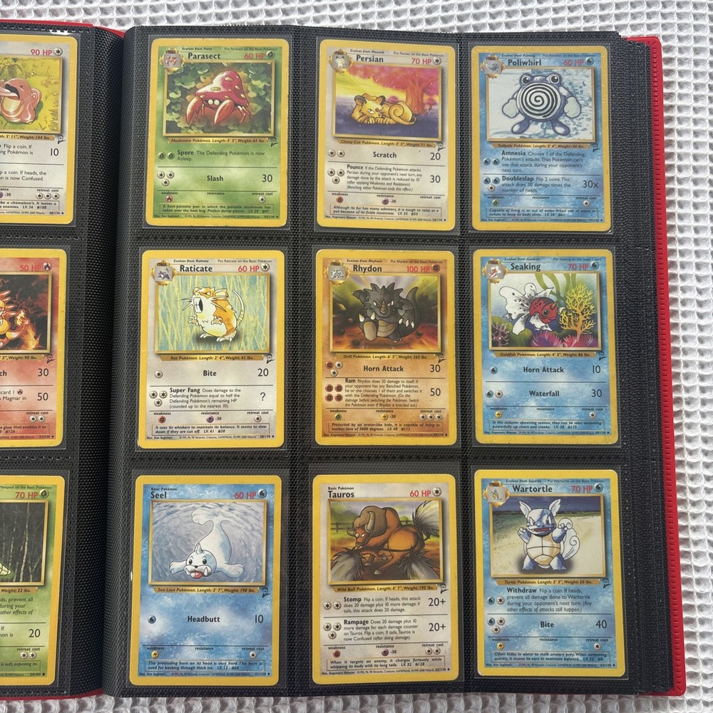 Base Set 2 130/130 100% Complete 2000 Set Charizard Pokemon WOTC [MP-DMG]