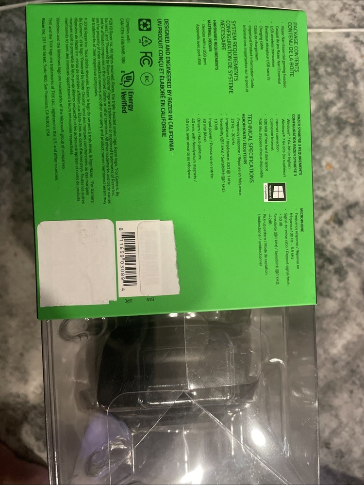 NEW - Razer Nari Essential Wireless Gaming Headset