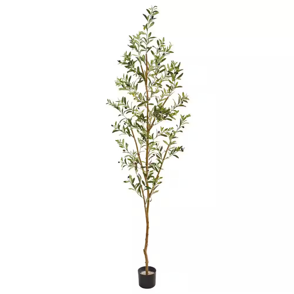 Indoor 82 In. Artificial Olive Tree