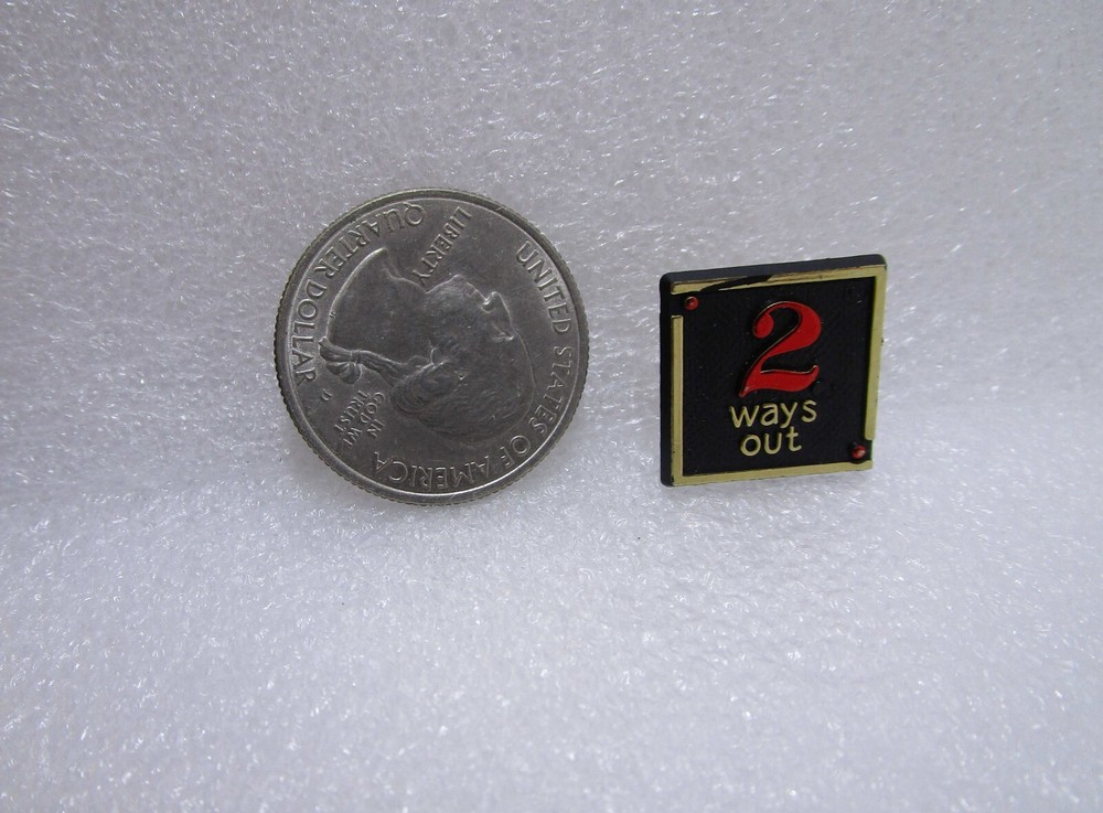 2 Ways Out Plastic Pin