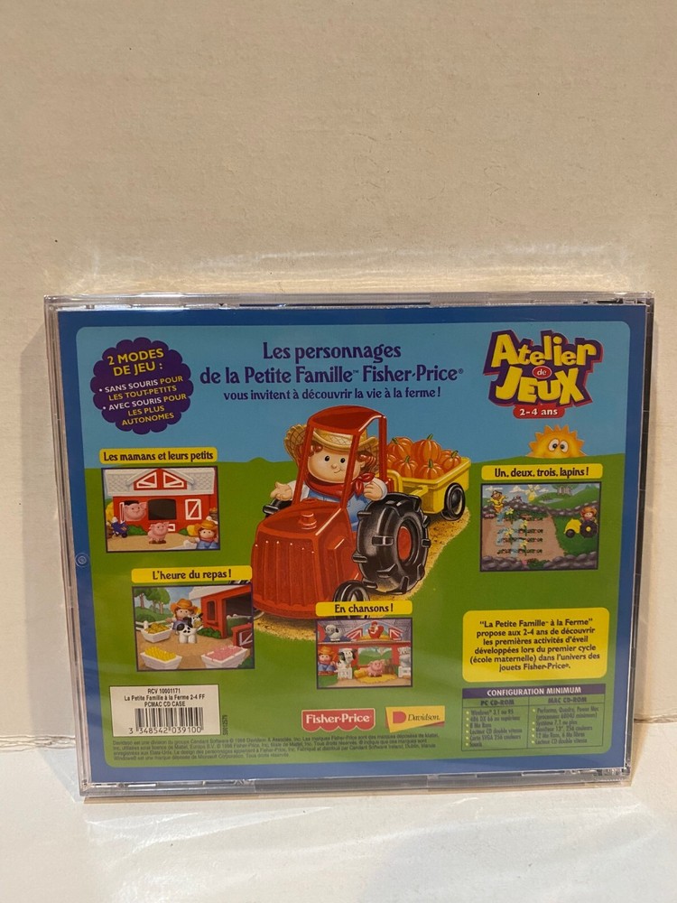 FISHER-PRICE ATELIER DE JEUX CD-ROM WIN/MAC