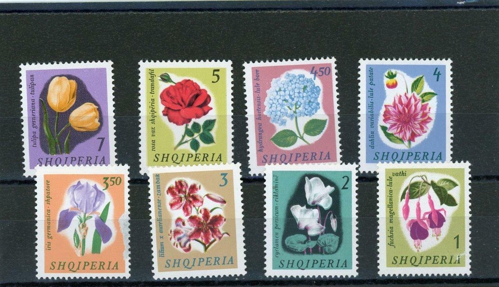 Albania 1965 Scott# 833-40 mint hinged