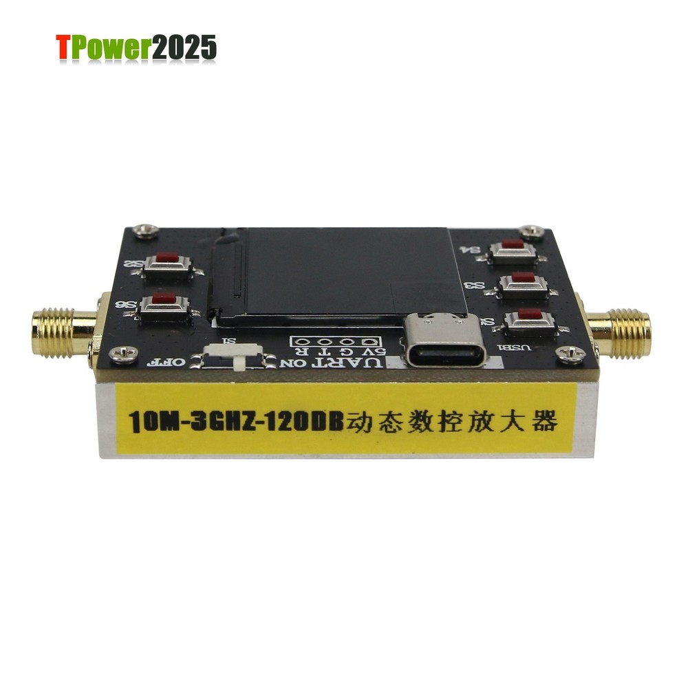 10M-3GHz RF Power Amplifier Module 120DB Large Dynamic Range CNC Gain Amplifier