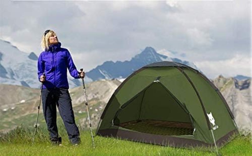 Versatile Backpacking Tent with Mesh Ventilation - Perfect for Kids & Scouts