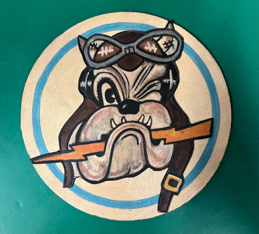 61ST FIGHTER SQUADRON/56TH FTR. GRP. LAYERED LEATHER PATCH