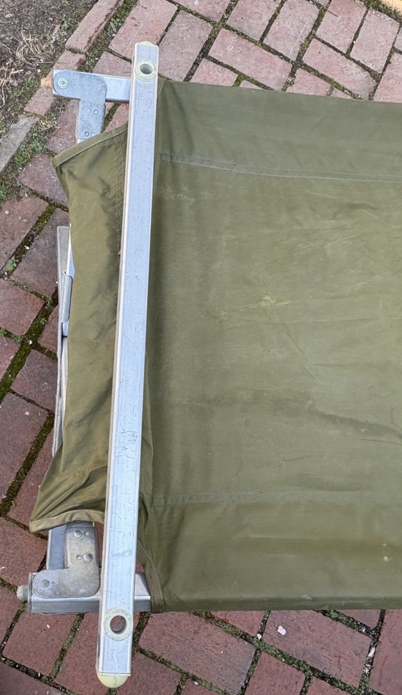 Compact Lightweight FOLDABLE Aluminum Sleeping Cot US Military OLIVE DRAB
