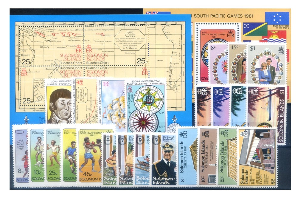 Solomon Islands. Complete 1981 vintage.