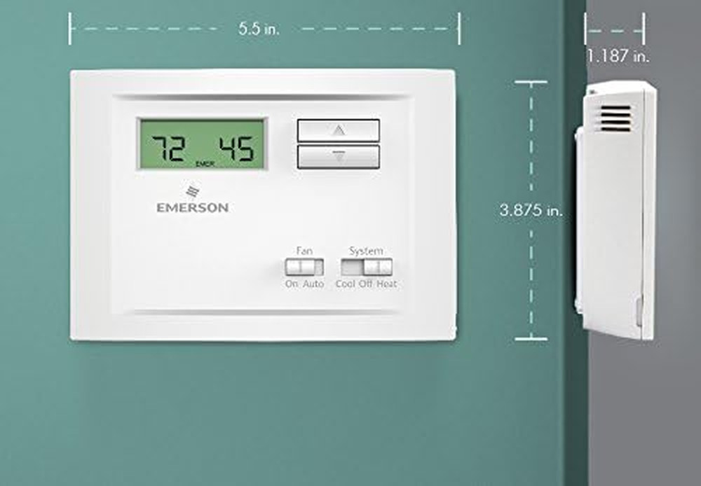 NP110 Non-Programmable Single Stage Thermostat, 4, 0.5