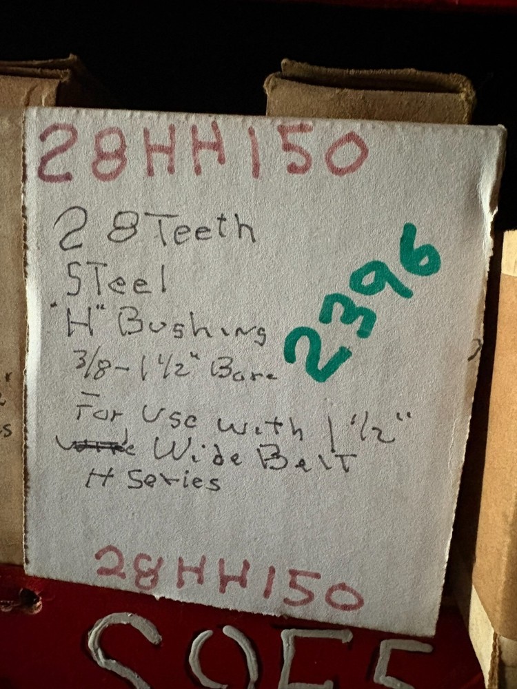 28HH150 Browning gearbelt pulley
