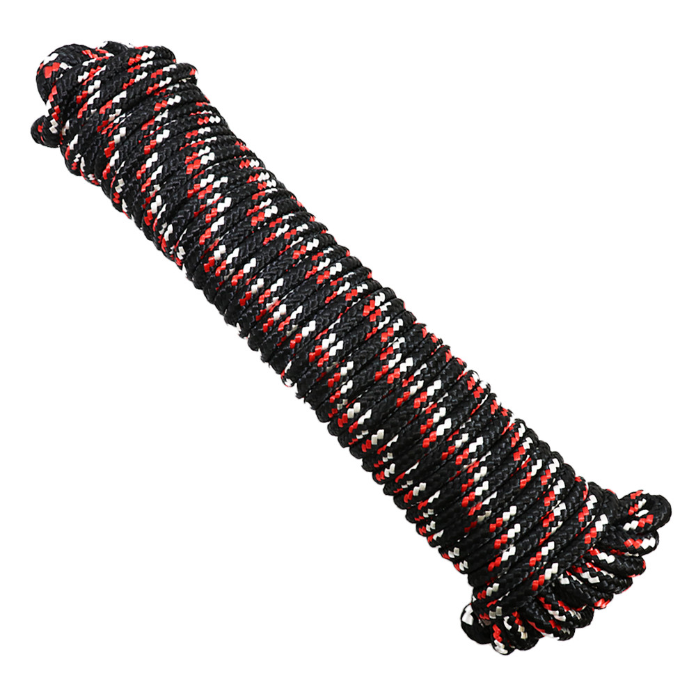 3/8" x 75' Utility Diamond Braided Polypropylene Multi Purpose Rope - BoxerTool