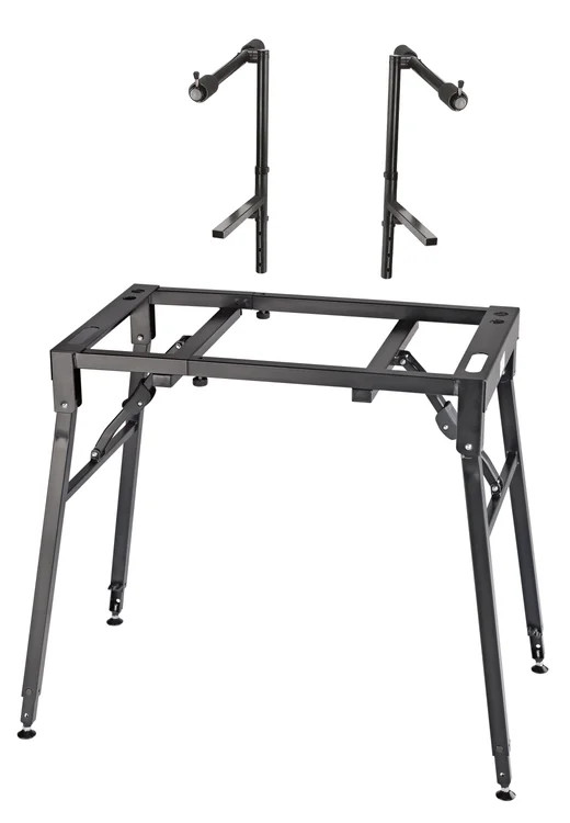 K&M 18950 Table-Style Keyboard Stand with Stacker
