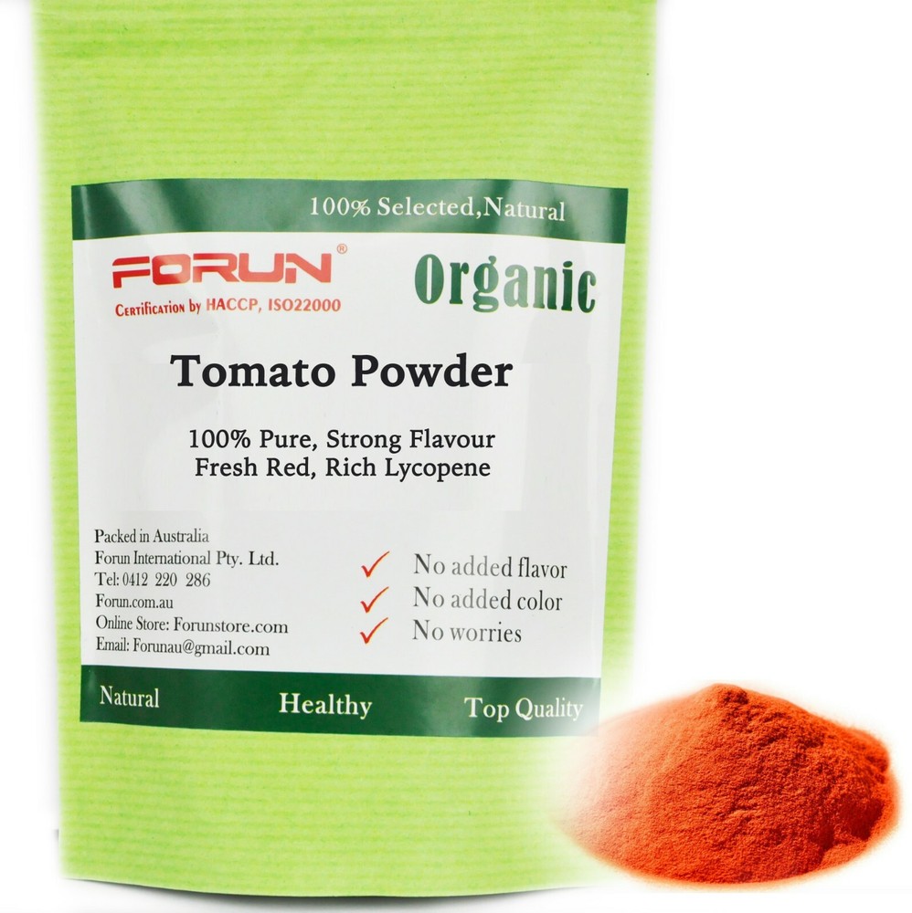 FORUN Pure Tomato Powder - Fresh Red, Tasty Flavour