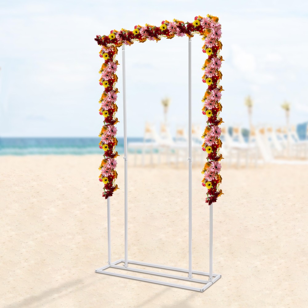 Metal Rectangle Backdrop Stand for Weddings, Parties & Events - 6.56ft