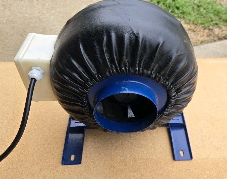 Ventech IF-4 4” Inline Duct Fan 188 CFM W/Variable Speed Controller