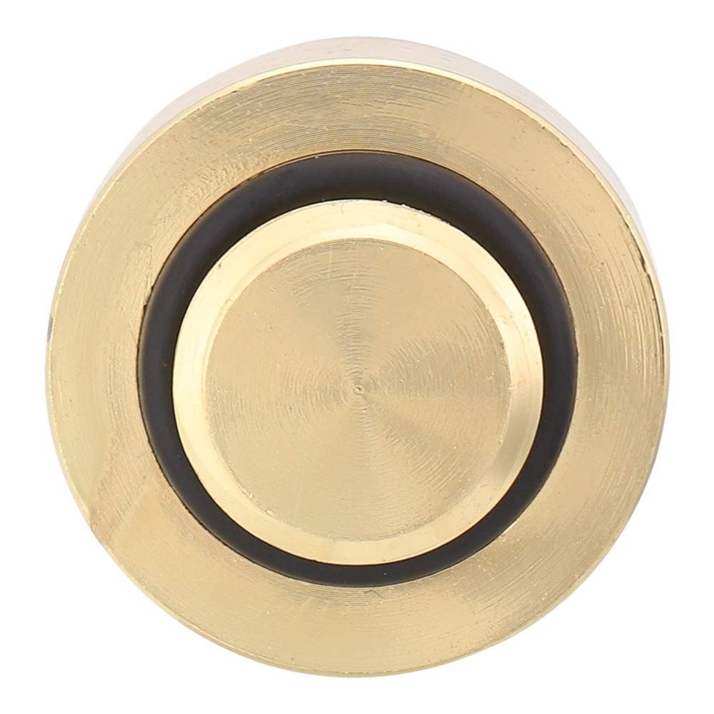 Gold Metal Reservoir Stop Plug Fitting for PC Computer Water Cooling System