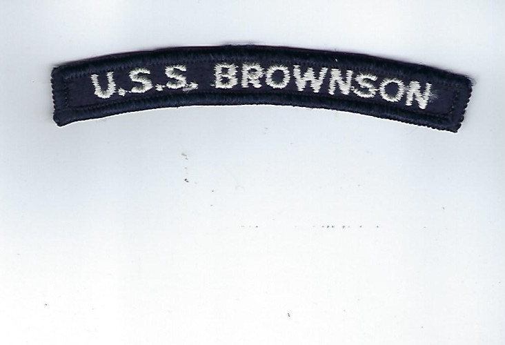 USS Brownson, US Navy "Rocker"