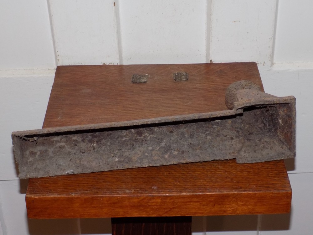 Vintage Cast Iron Figural Male Bust Boot Scraper