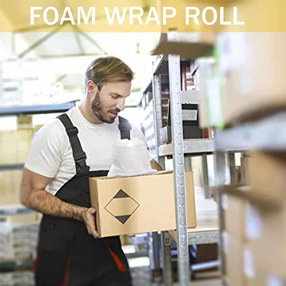 12"X 70' Foam Wrap Rolls for Moving Packing Foam Roll Packing Materials Shipping