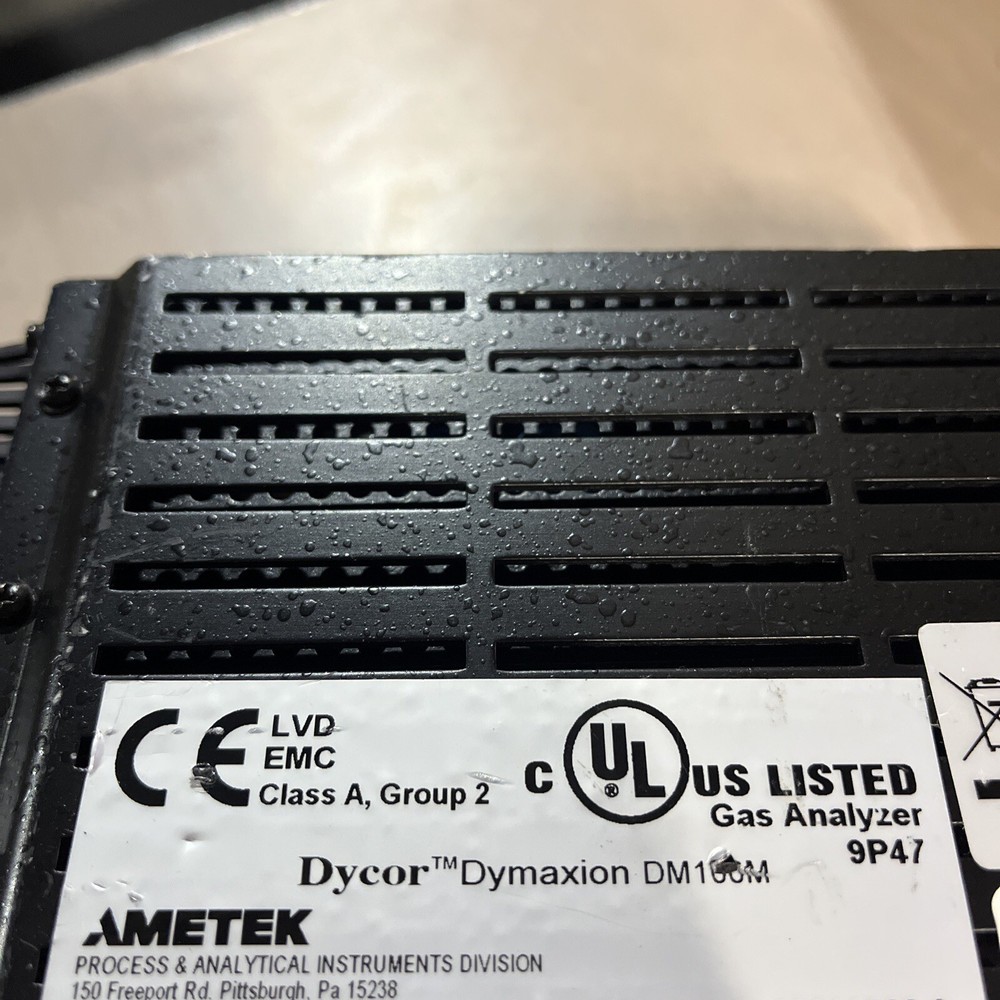 DYMAXION DYCOR DM100M MASS GAS ANALYZER