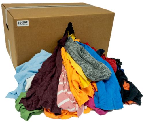 Color Knit Rags 50 LBS Box