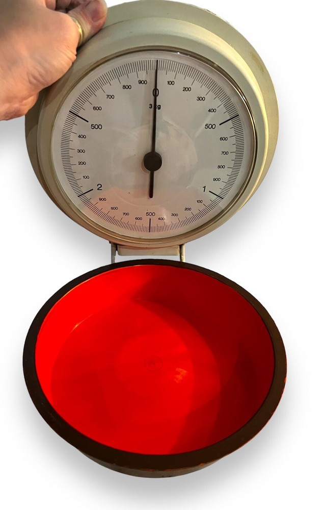 Vintage German WESTA Kitchen Wallhanging Scale 3 KG 1970`s